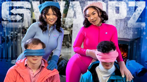 [sisswap] – Lulu Chu & Kimmy Kimm – Our Pussy Withdrawal Ends With A Snowed-in Swap! Gore Porn